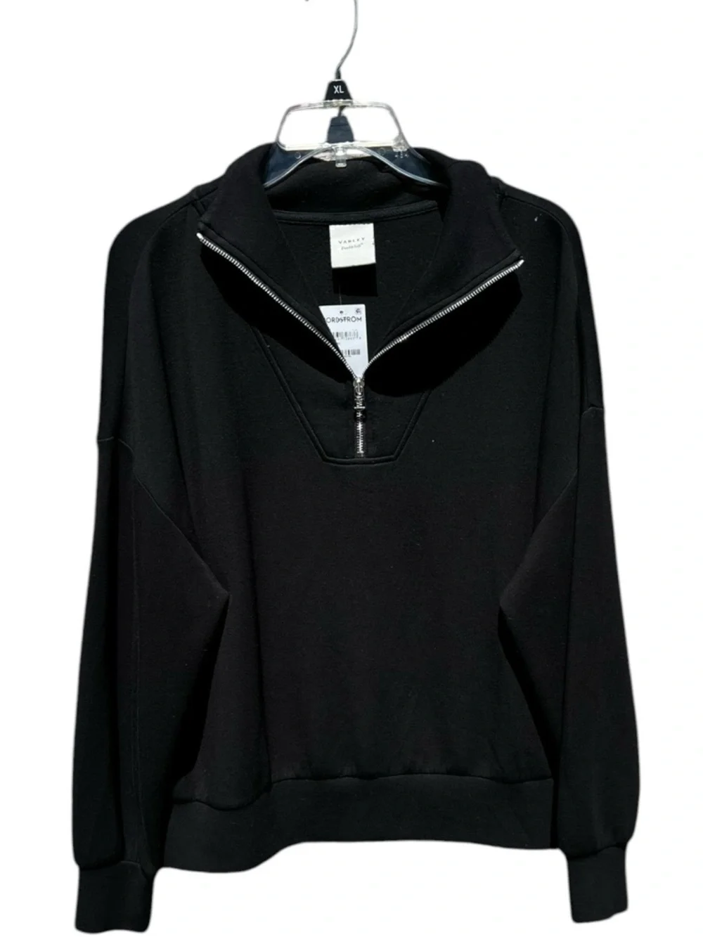 🌻Varley Black Hawley Half-Zip Sweatshirt Women's Size Medium - Picture 5 of 9